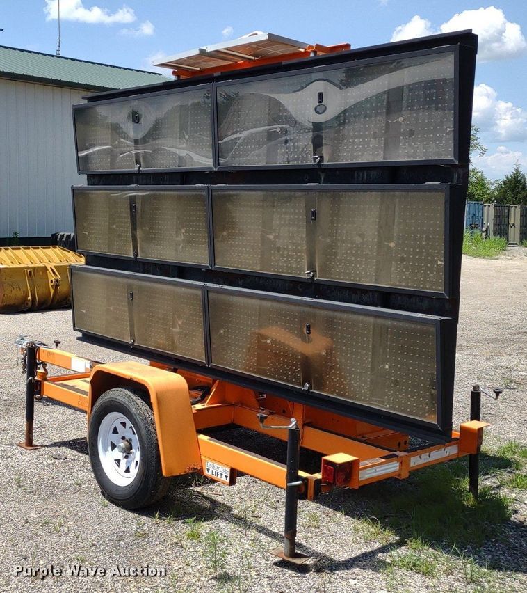 image for item DS6451 2012 Addco  message board trailer
