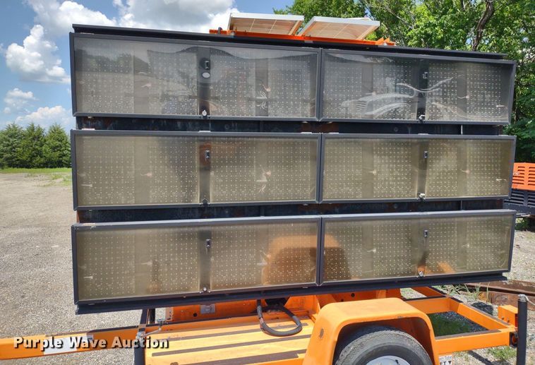 image for item DS6451 2012 Addco  message board trailer