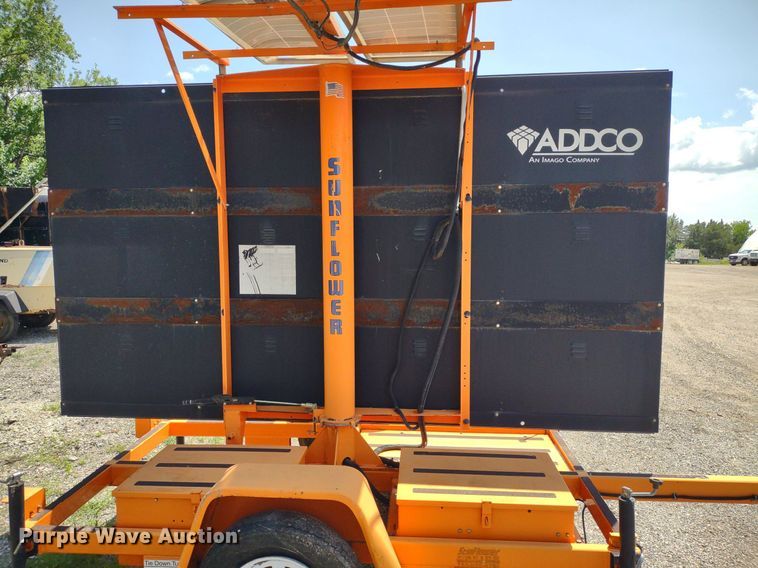 image for item DS6451 2012 Addco  message board trailer