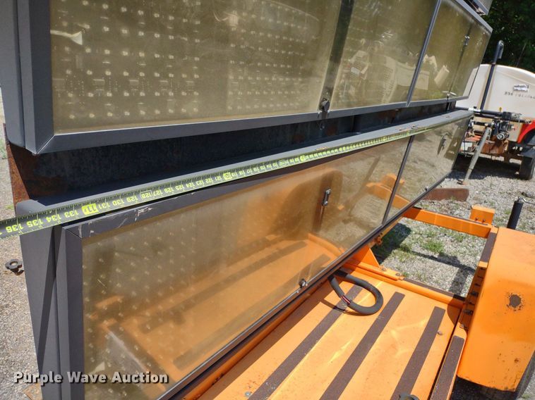 image for item DS6451 2012 Addco  message board trailer