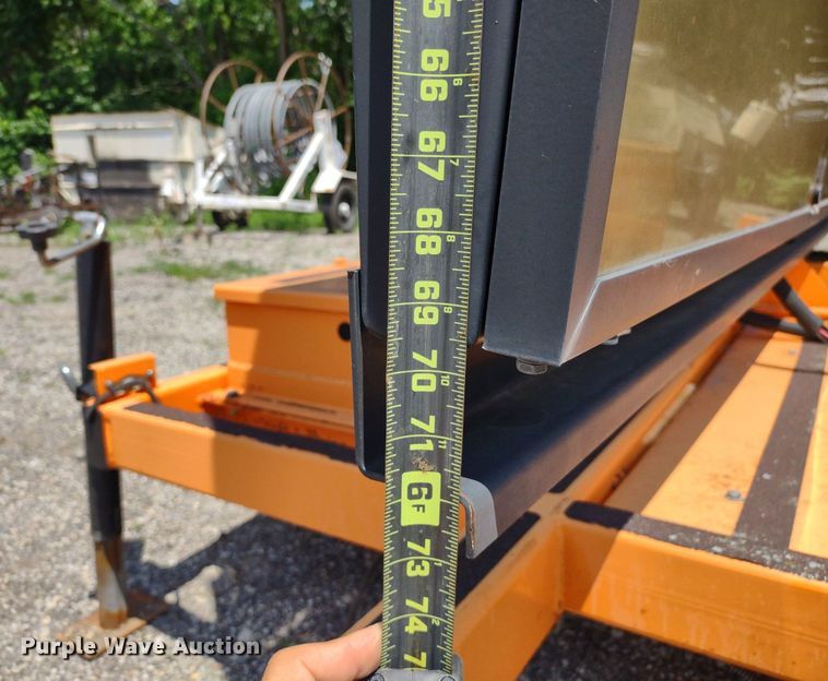 image for item DS6451 2012 Addco  message board trailer