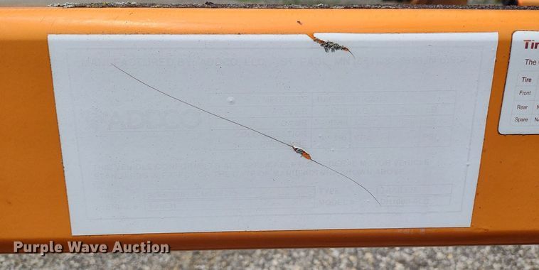 image for item DS6451 2012 Addco  message board trailer