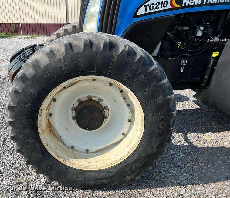 image for item II9073 2003 New Holland TG210  MFWD tractor