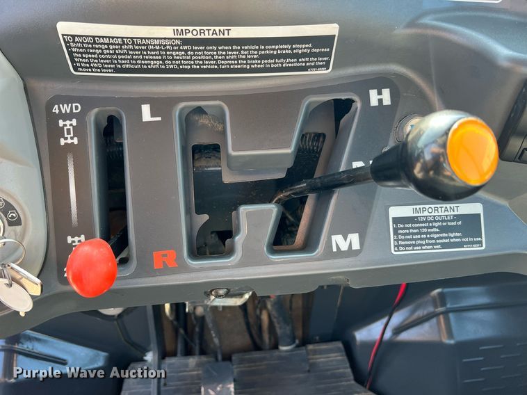 image for item II9136 Kubota RTV1100  utility vehicle