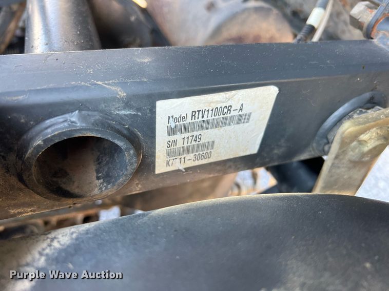 image for item II9137 Kubota RTV1100  utility vehicle