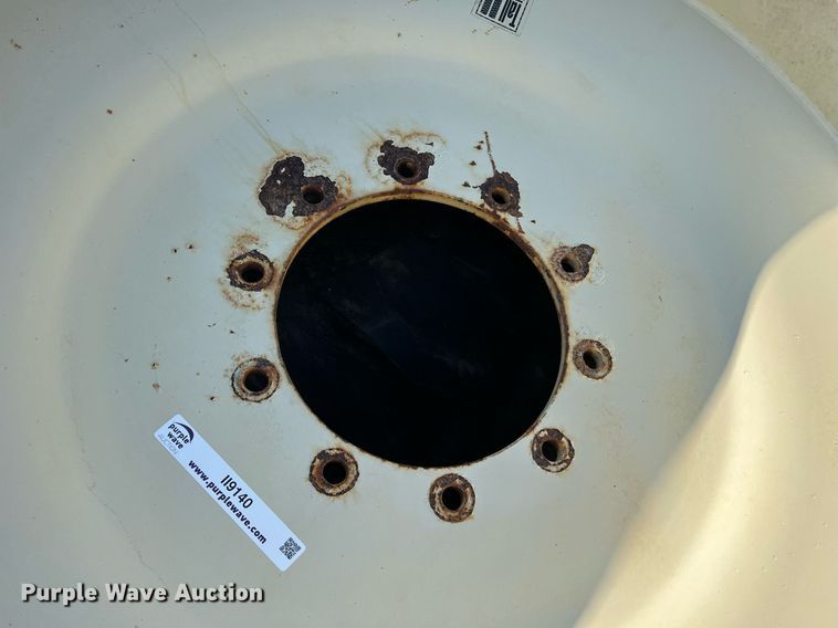 image for item II9140 (2) Goodyear Dyna Torque Radial 20.8R42 tires and wheels