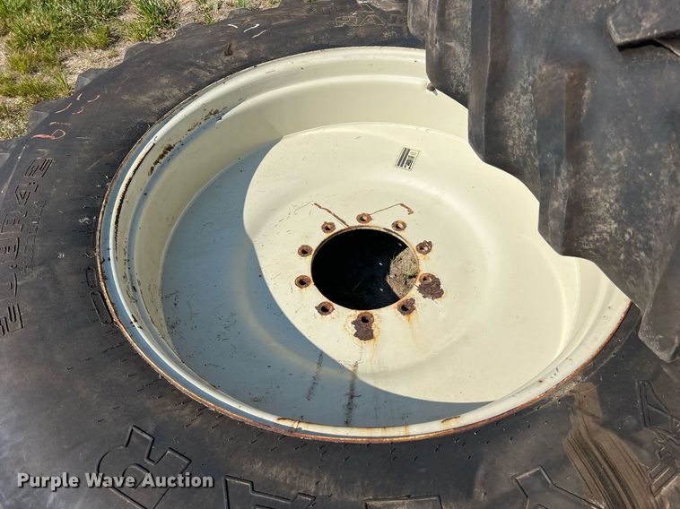 image for item II9140 (2) Goodyear Dyna Torque Radial 20.8R42 tires and wheels