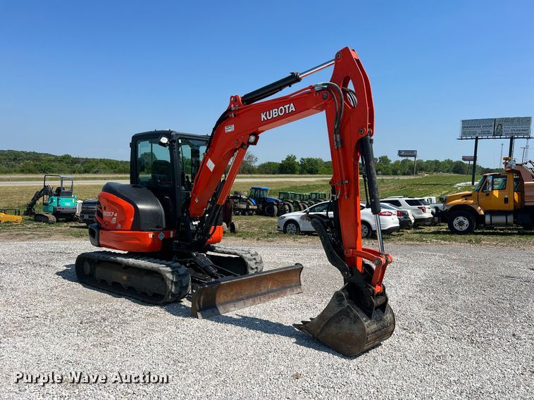 image for item II9141 2019 Kubota KX057-4  mini excavator