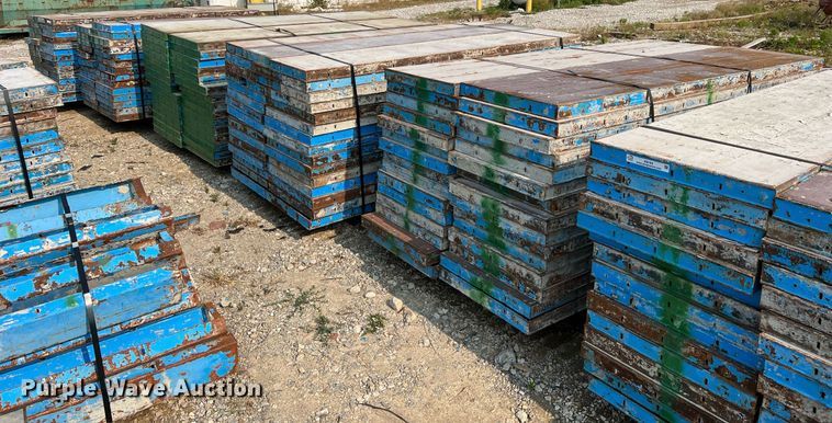 image for item II9195 (5) pallets of concrete forms