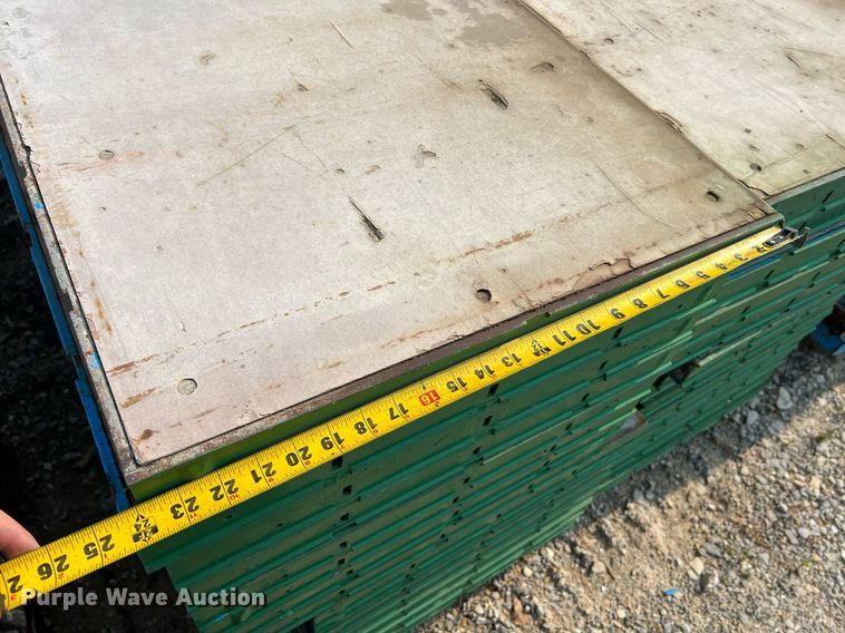 image for item II9195 (5) pallets of concrete forms