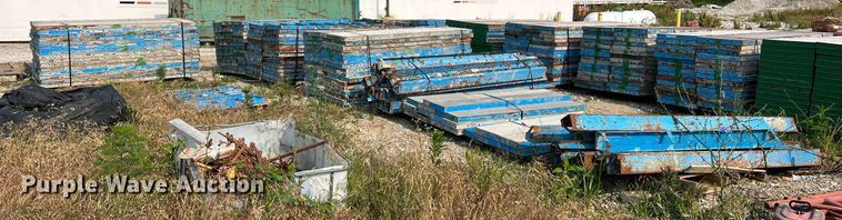 image for item II9196 (9) pallets of concrete forms