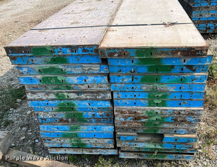 image for item II9196 (9) pallets of concrete forms