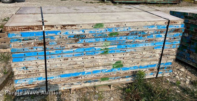 image for item II9196 (9) pallets of concrete forms