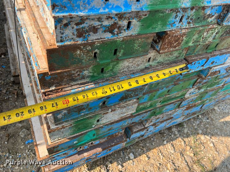 image for item II9196 (9) pallets of concrete forms