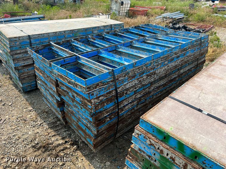 image for item II9196 (9) pallets of concrete forms