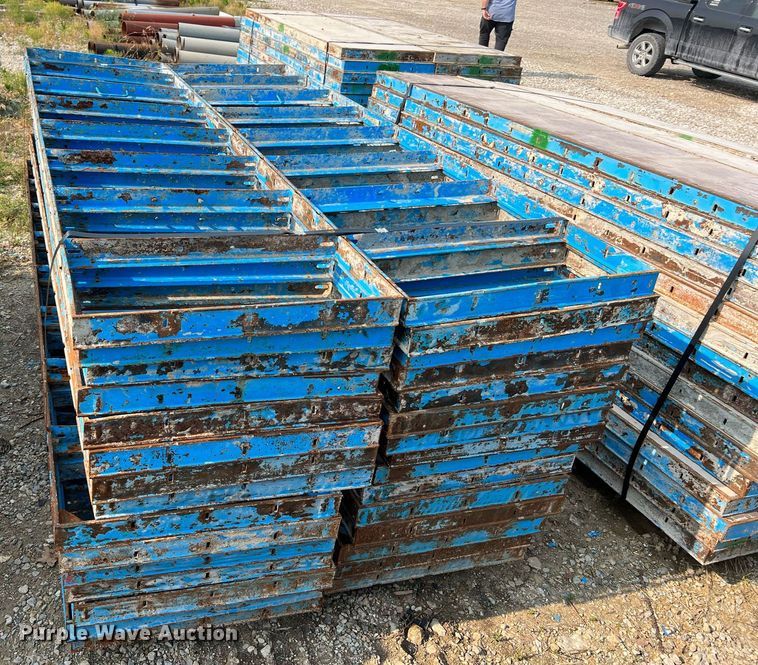 image for item II9196 (9) pallets of concrete forms