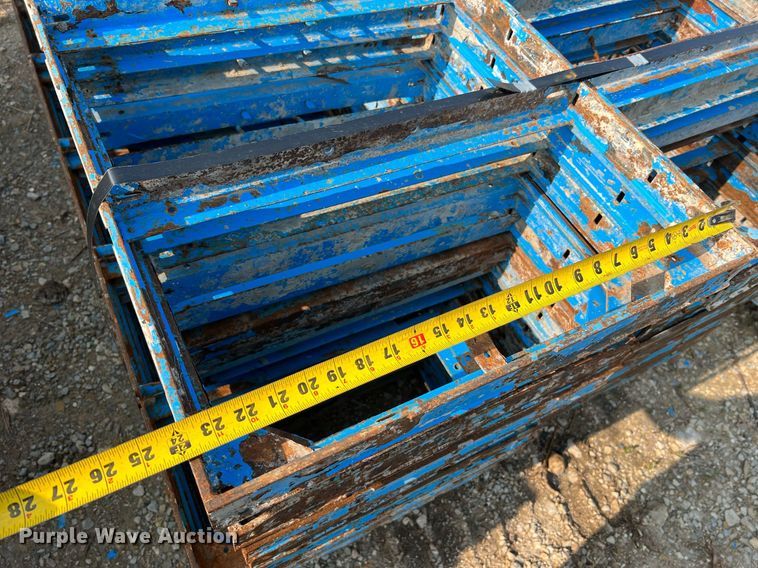 image for item II9196 (9) pallets of concrete forms