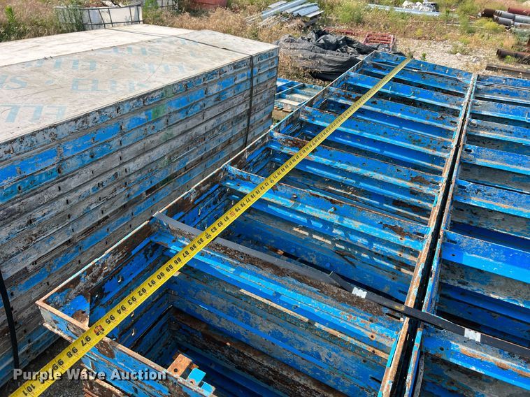 image for item II9196 (9) pallets of concrete forms