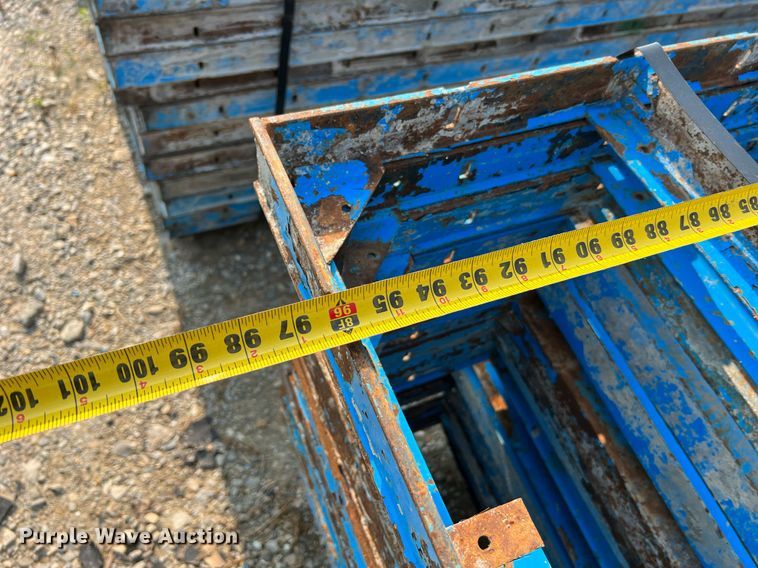 image for item II9196 (9) pallets of concrete forms