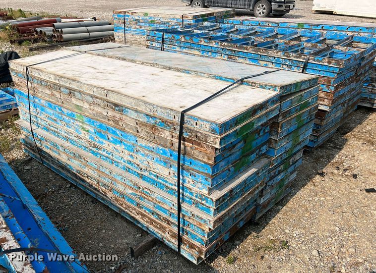 image for item II9196 (9) pallets of concrete forms