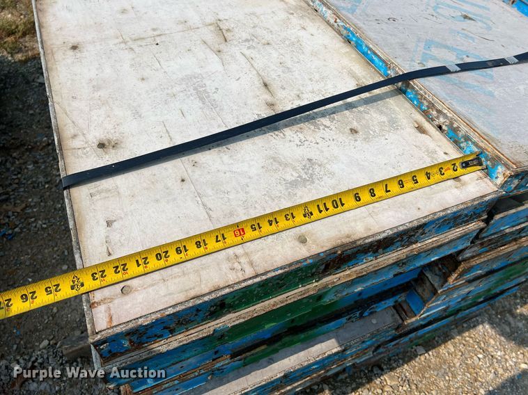 image for item II9196 (9) pallets of concrete forms