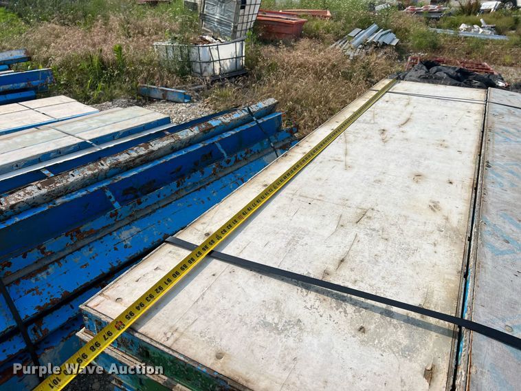 image for item II9196 (9) pallets of concrete forms