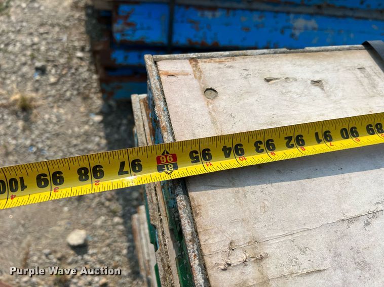 image for item II9196 (9) pallets of concrete forms