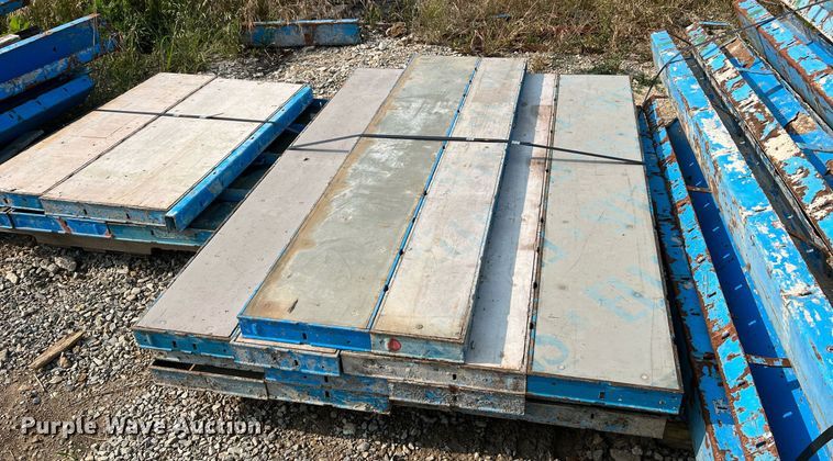 image for item II9196 (9) pallets of concrete forms