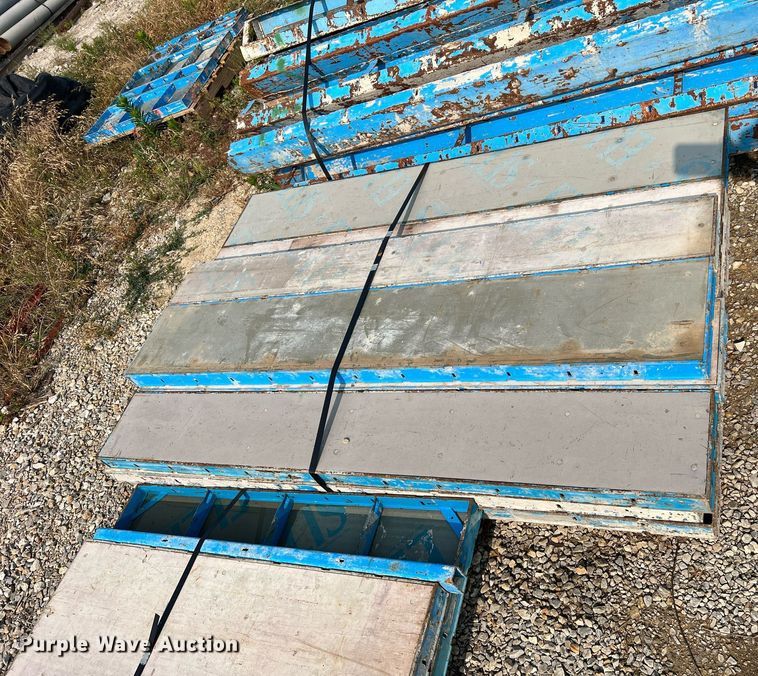 image for item II9196 (9) pallets of concrete forms
