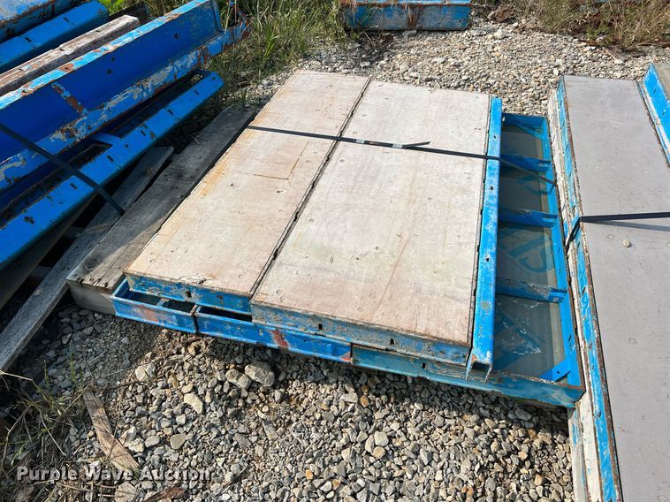 image for item II9196 (9) pallets of concrete forms