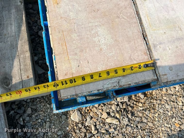 image for item II9196 (9) pallets of concrete forms