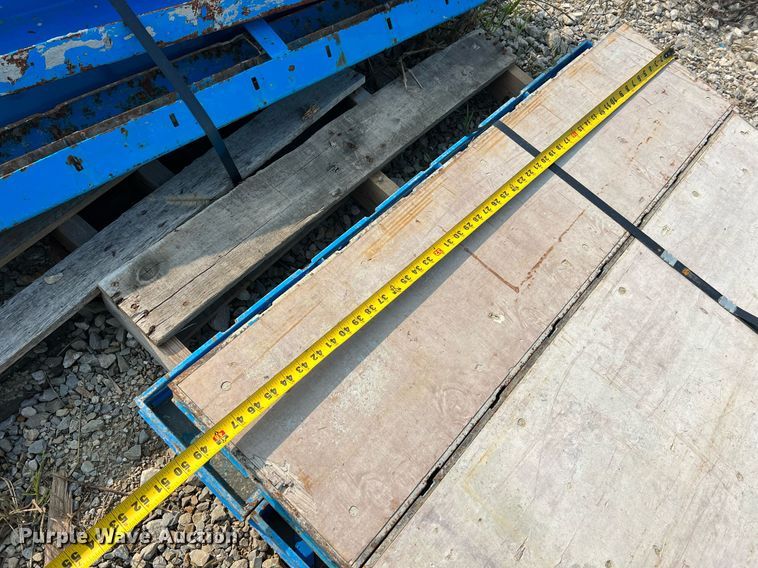 image for item II9196 (9) pallets of concrete forms