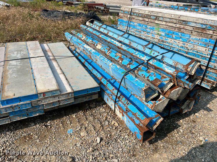 image for item II9196 (9) pallets of concrete forms