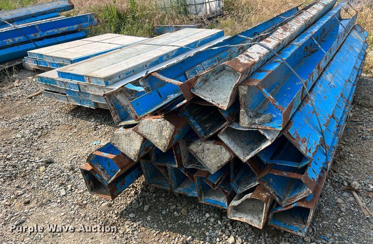 image for item II9196 (9) pallets of concrete forms