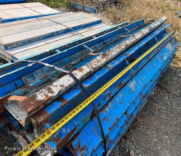image for item II9196 (9) pallets of concrete forms