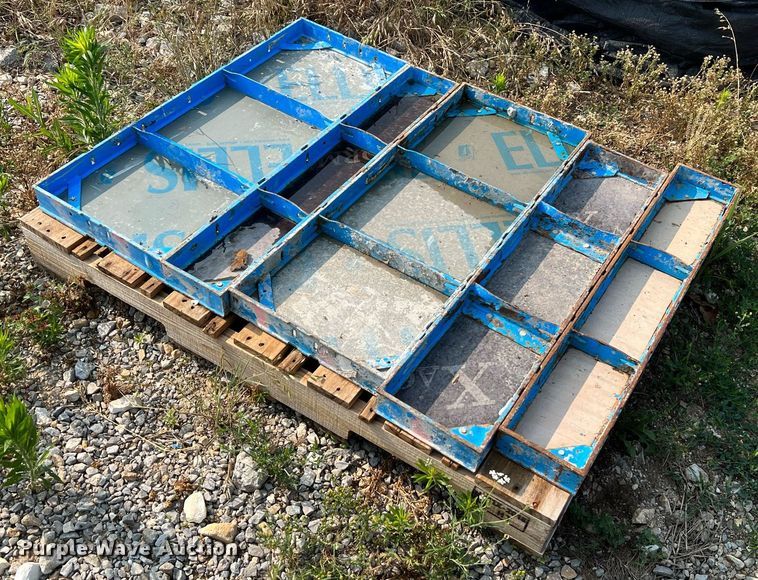 image for item II9196 (9) pallets of concrete forms