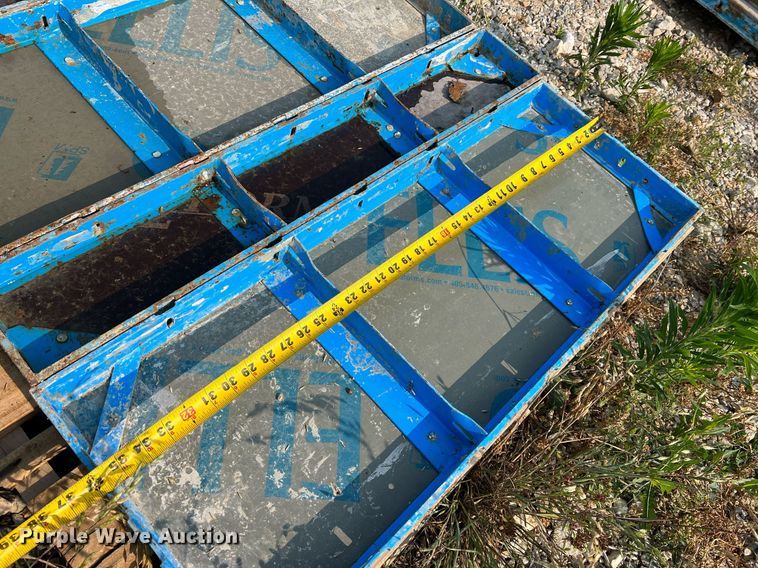 image for item II9196 (9) pallets of concrete forms