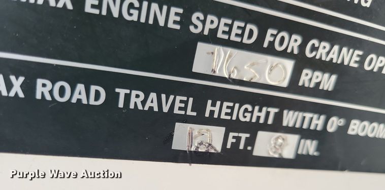 image for item JO9175 1999 Ford F800  crane truck