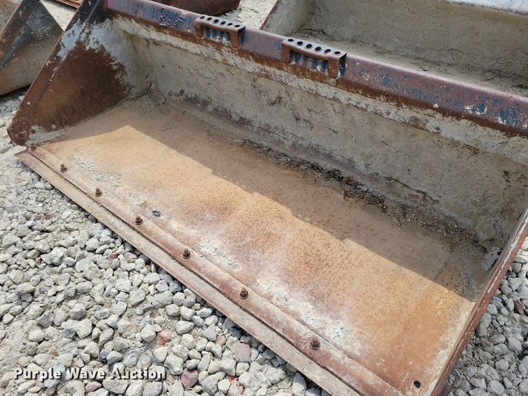 image for item JO9180 (4) skid steer buckets