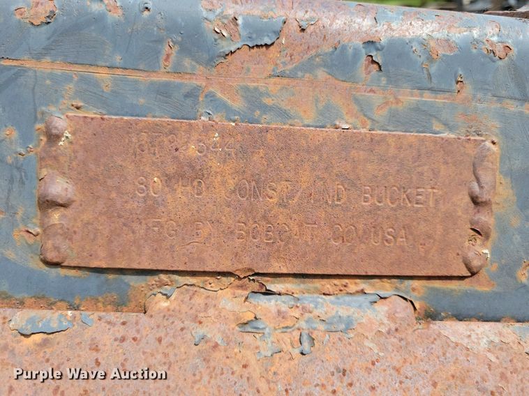 image for item JO9180 (4) skid steer buckets