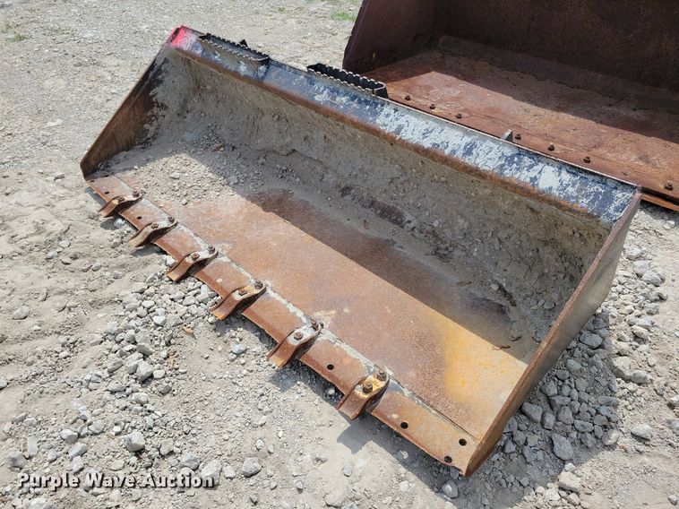 image for item JO9180 (4) skid steer buckets