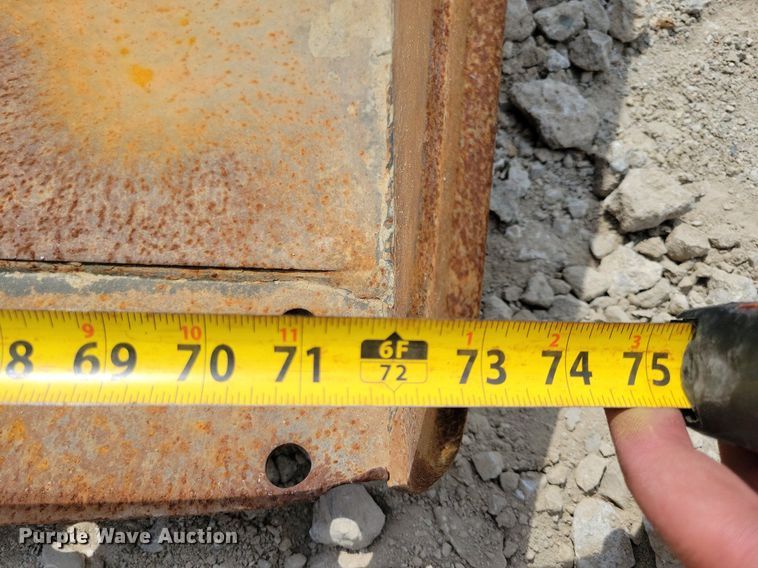 image for item JO9180 (4) skid steer buckets