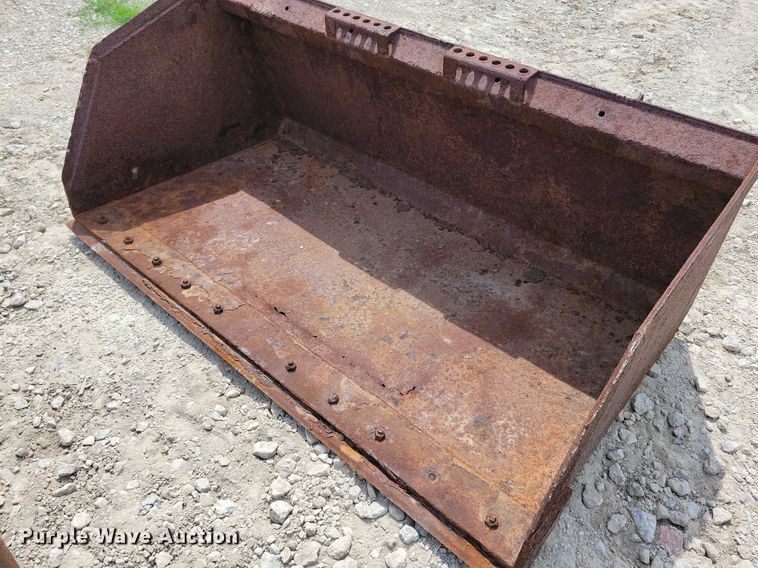 image for item JO9180 (4) skid steer buckets