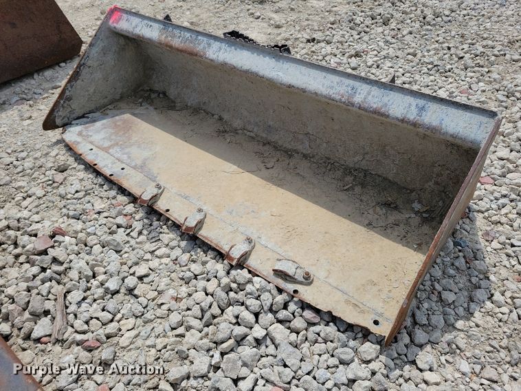 image for item JO9180 (4) skid steer buckets