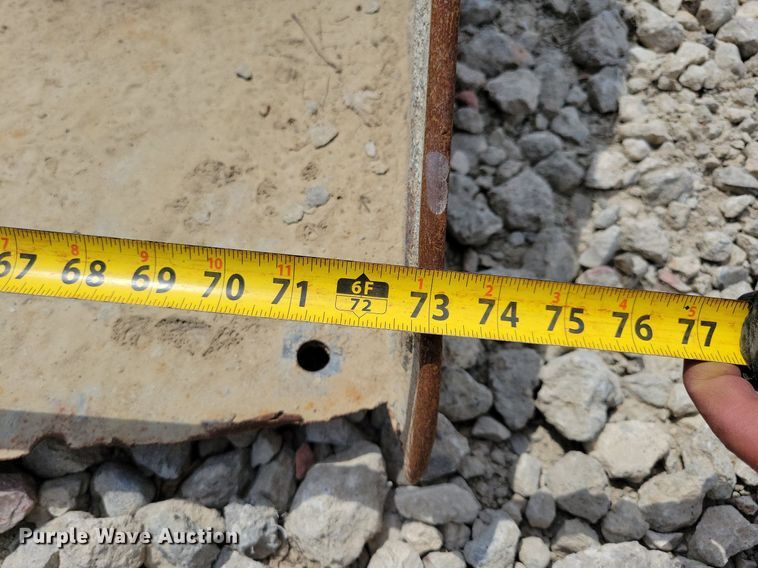 image for item JO9180 (4) skid steer buckets