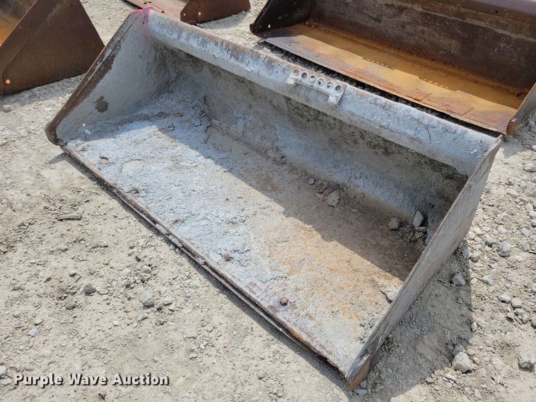 image for item JO9181 (4) skid steer buckets