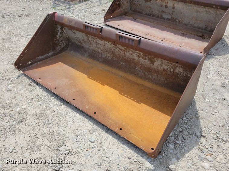 image for item JO9181 (4) skid steer buckets
