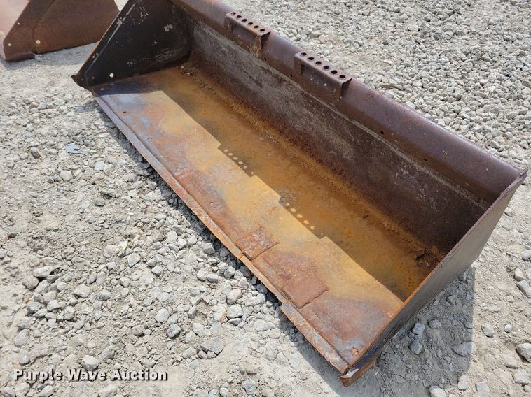 image for item JO9181 (4) skid steer buckets