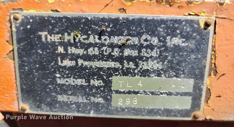 image for item JO9205 1975 Hycaloader TGF 51  reel trailer