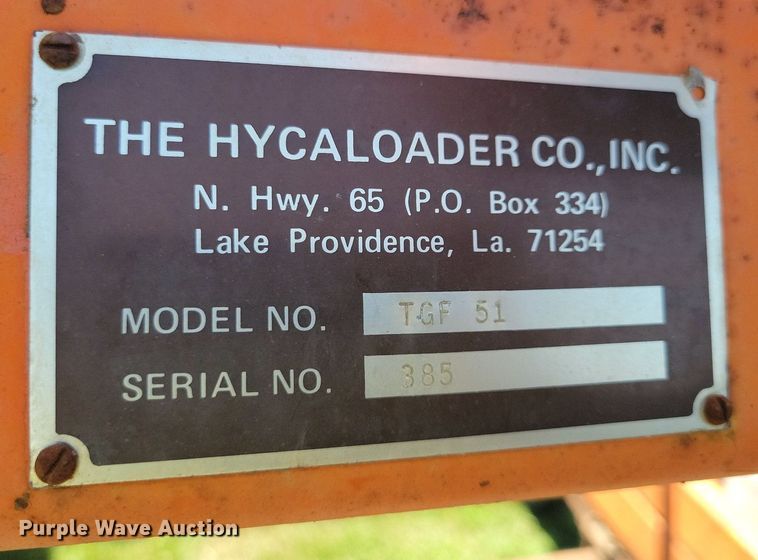 image for item JO9205 1975 Hycaloader TGF 51  reel trailer
